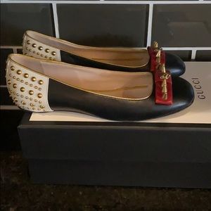 Gucci Lexi Studded Flat